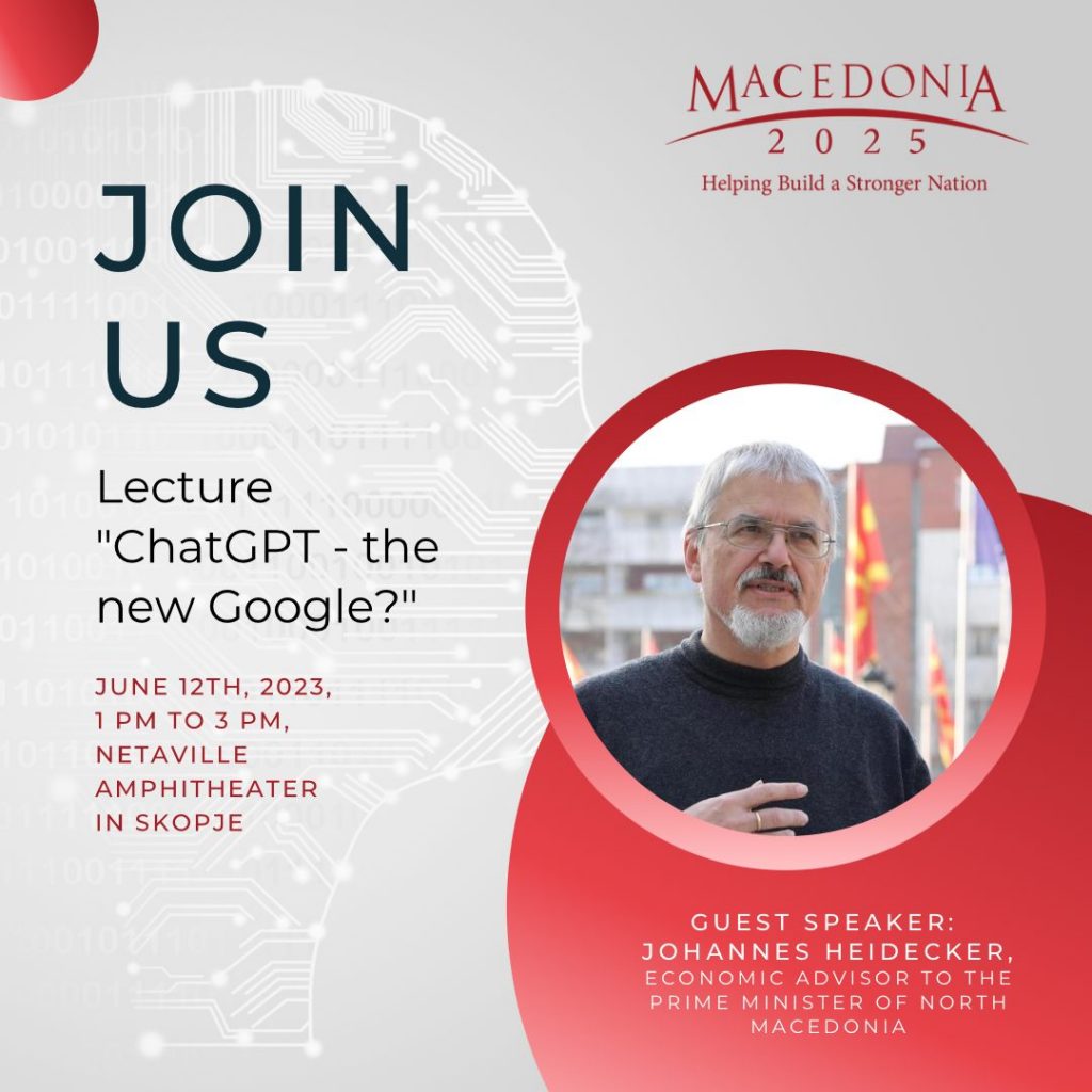 Lecture "ChatGPT - the new Google?" 