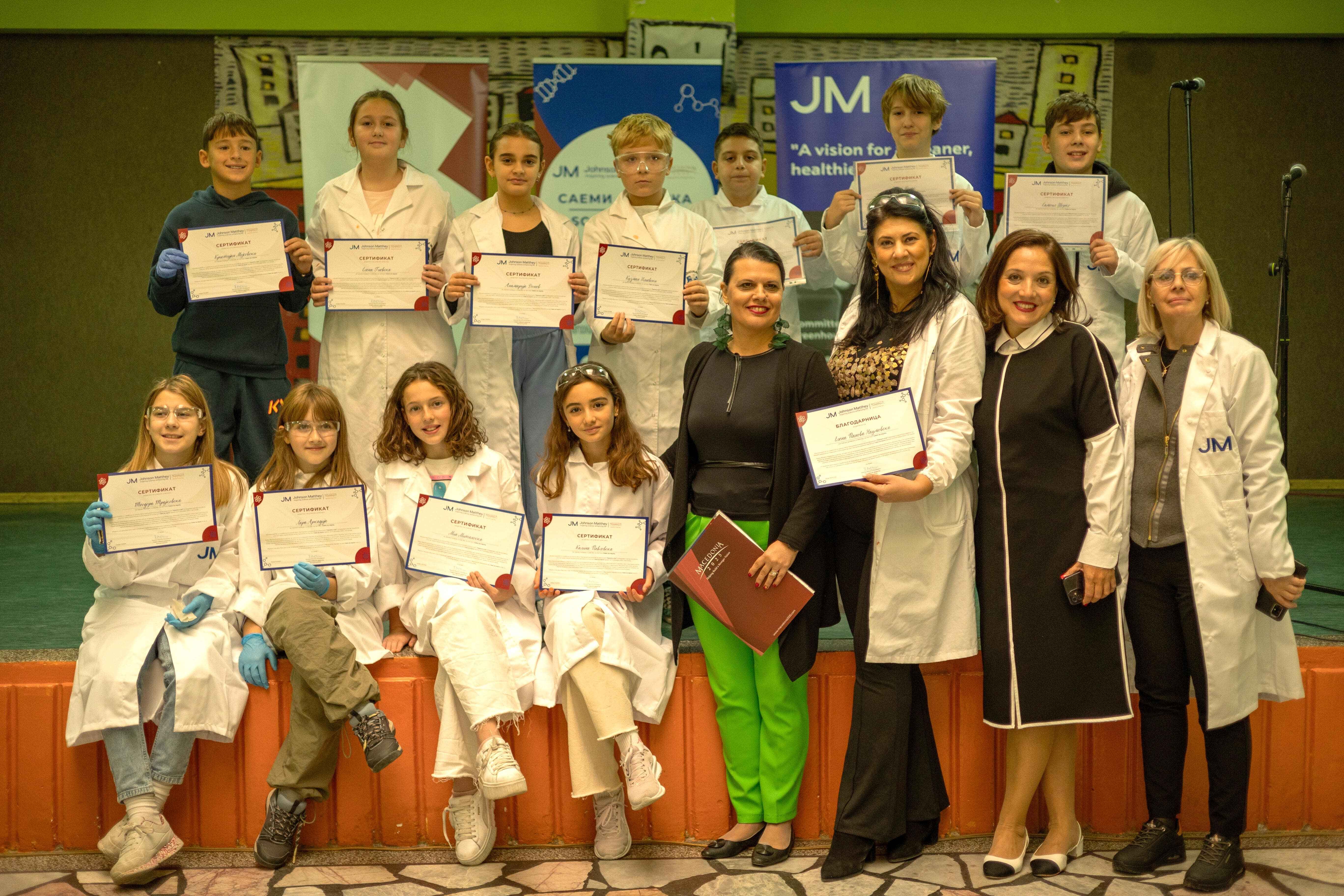 “Science and Me” Science Fair in Skopje – Marking the Continued Collaboration with Johnson Matthey