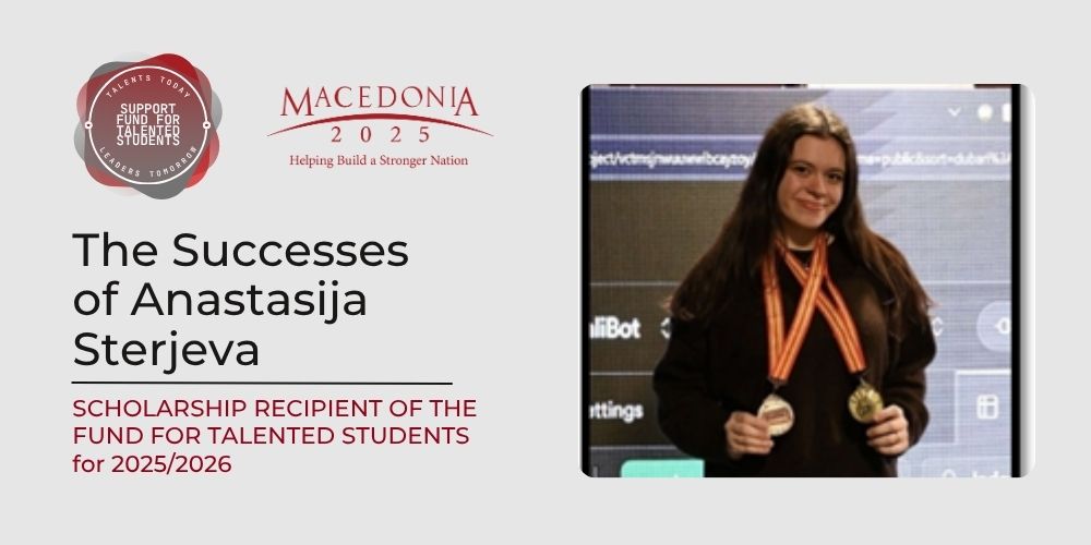 Scholar Success Story: Anastasija Sterjeva – Where Science, Music, and Creativity Meet