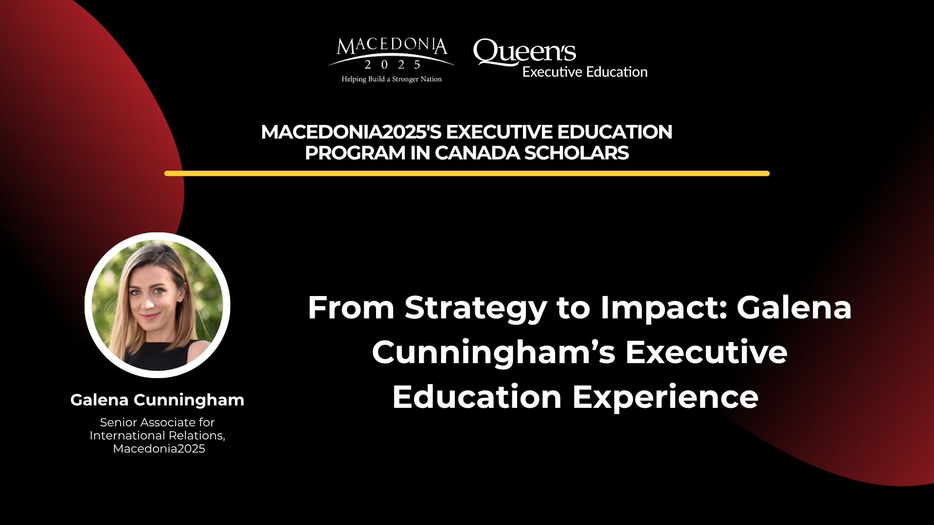 From Strategy to Impact: Galena Cunningham’s Executive Education Experience in Canada